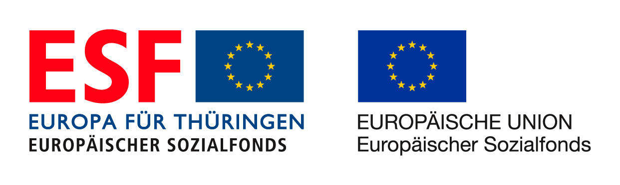 Europäischer Sozialfonds Logo und Europäische Union Logo
